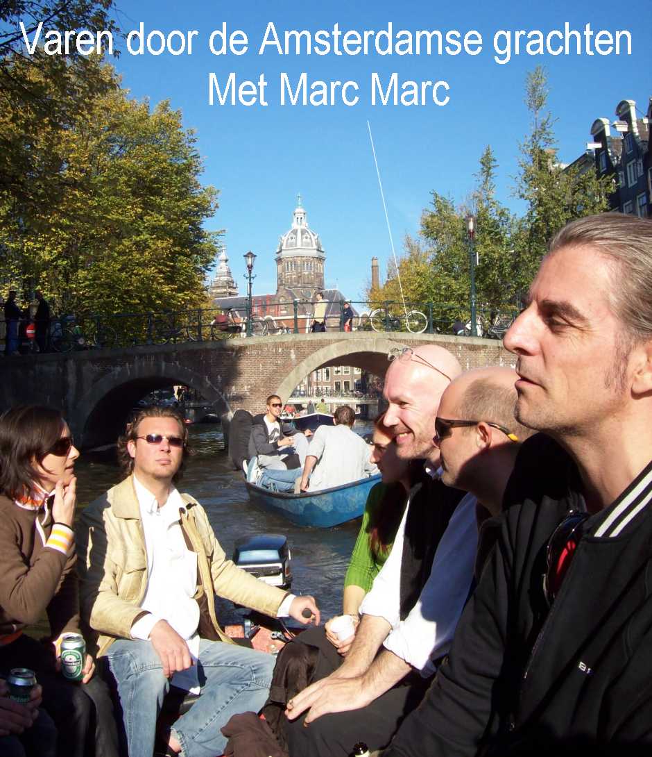 varen door de Amsterdamse gracgten met Marc Marc